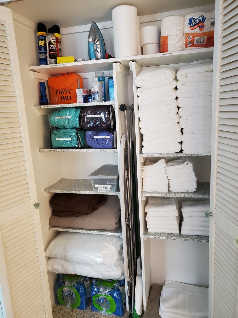 Ever arrive at a place for10 and get two hand towels for bathing?  Not here!
