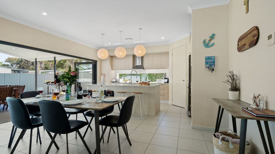 Adriatic Beach House | Dining room | Kitchen | Indoor outdoor entertaining