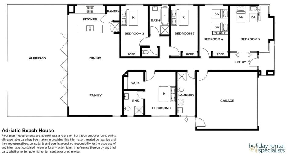Adriatic Beach House | Floorplan