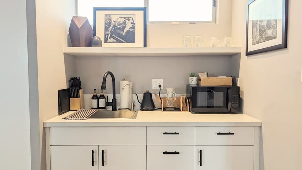Prepare delicious meals in our stylish and functional kitchen.

