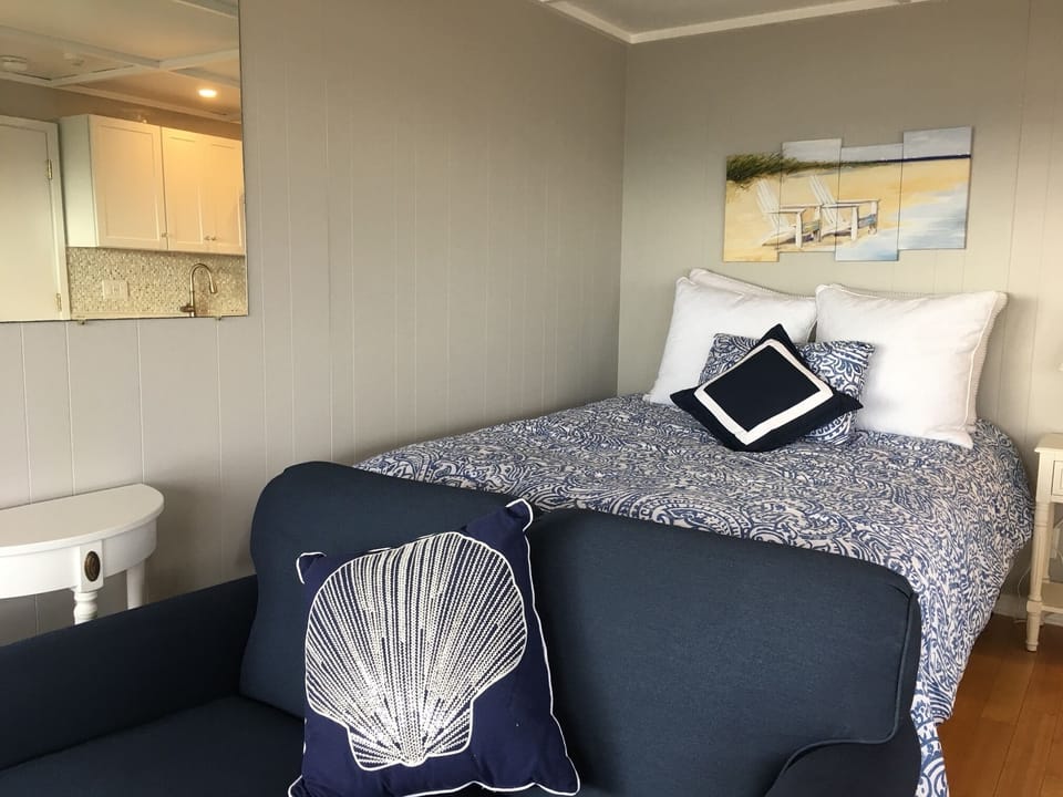 Twin sofa bed & queen bed 