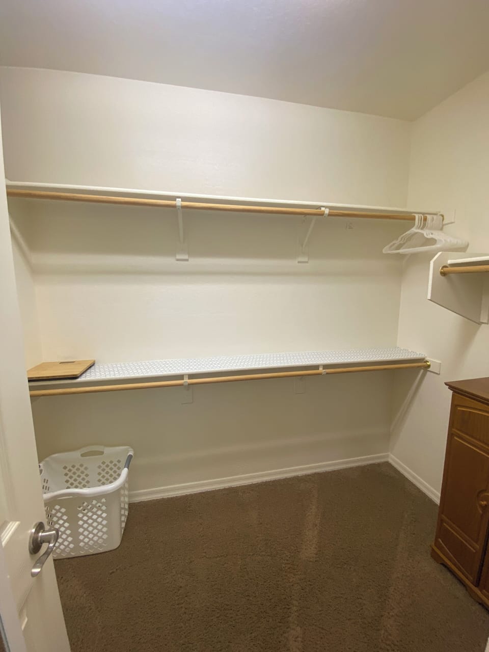 Master bedroom closet.