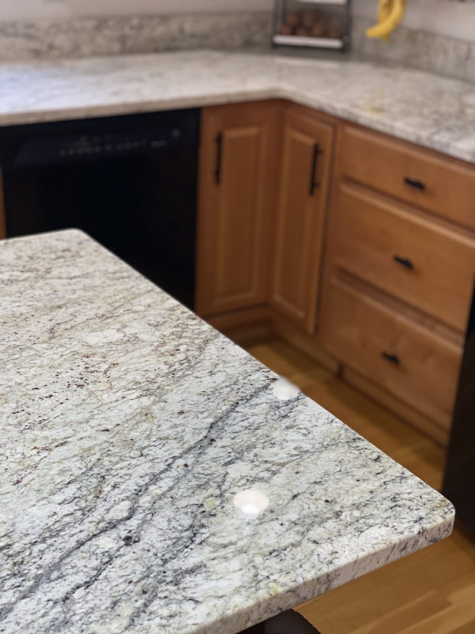 Brand new granite kitchen! Seating for 2