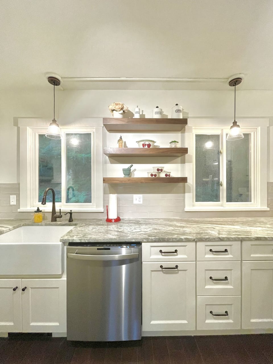 Newly renovated kitchen with brand new stainless steel appliances 