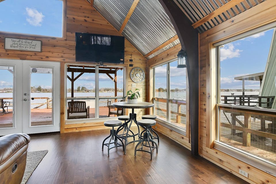 Open Kitchen, Dining, and Living.  All with a view