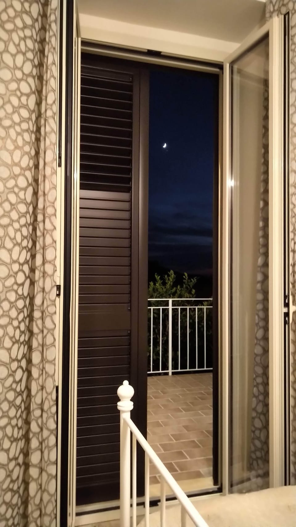 bedroom detail + view from bedroom 
