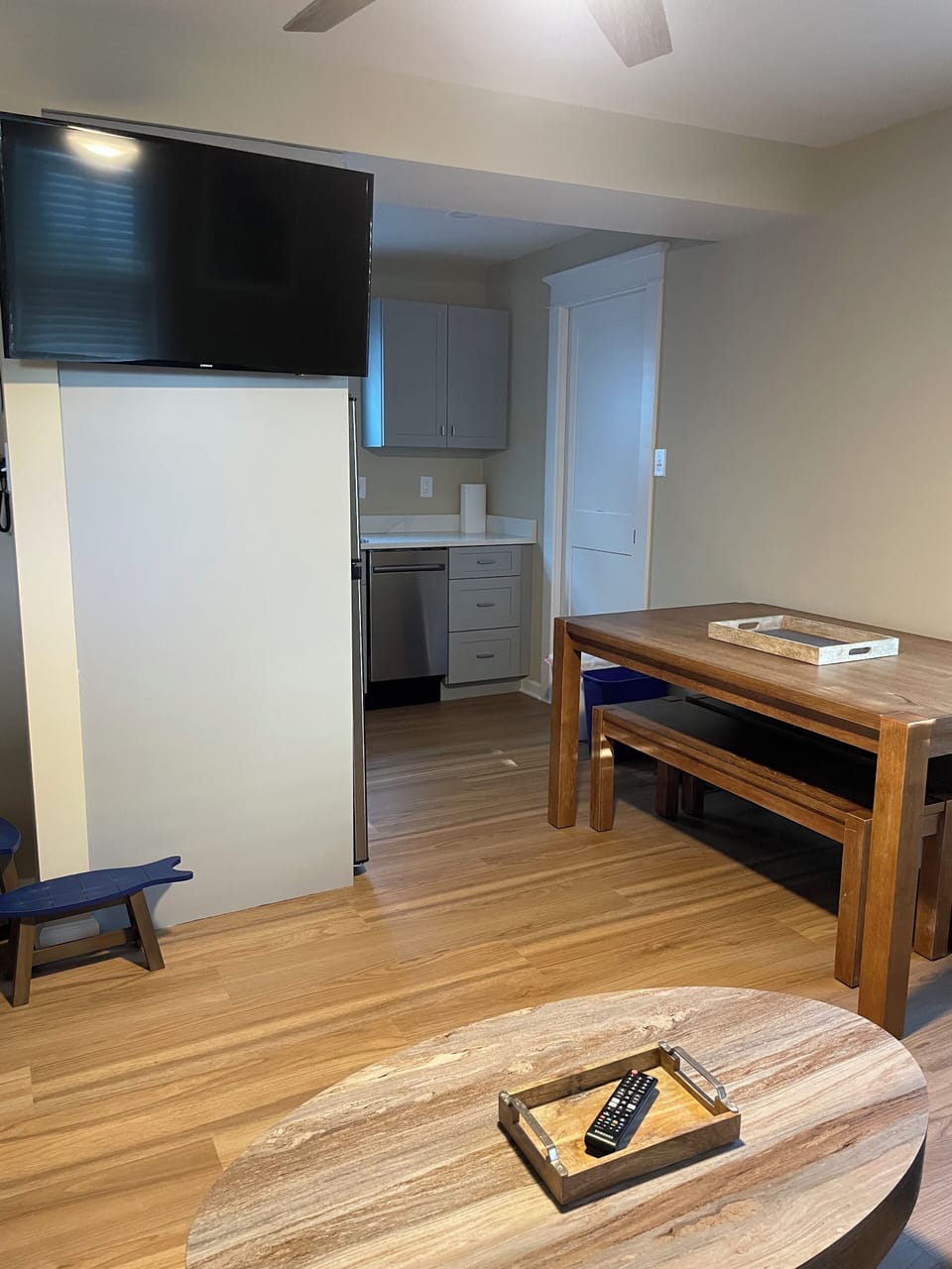 Open concept living adds to space