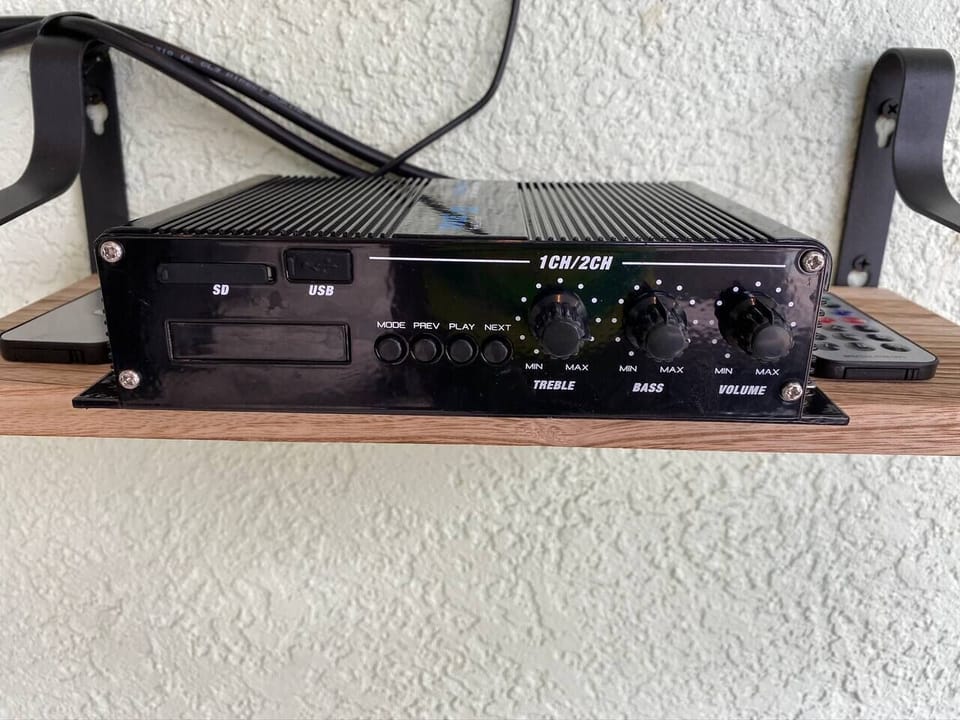 Patio Sound system