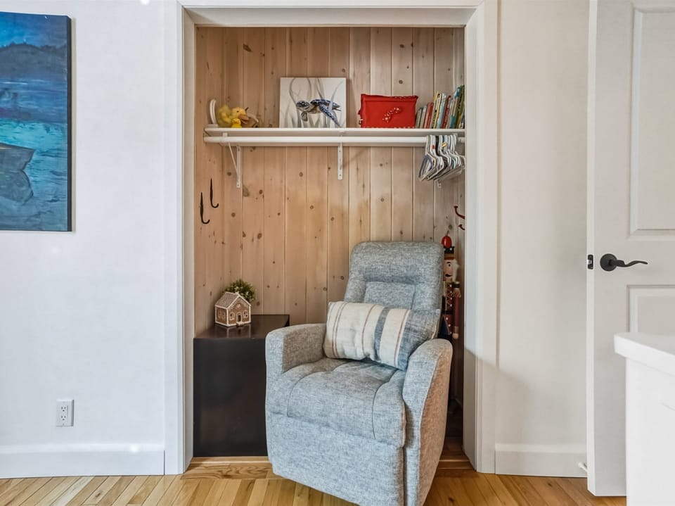 Reading/rocker in children’s bedroom