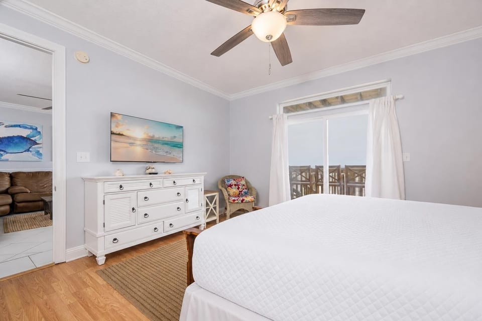 Your king suite invites restful nights with a king bed and streaming favorite shows on the TV