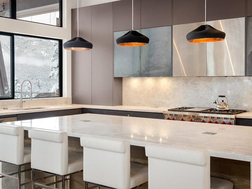 Entertain with ease or with one of our private chefs in the large kitchen   chef pantry