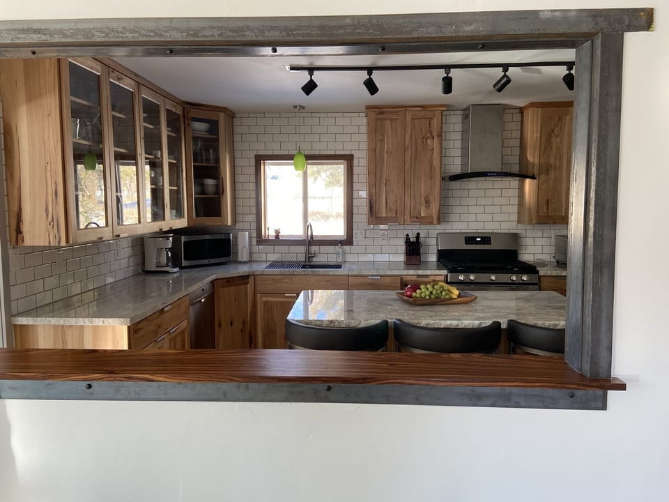 Well stocked kitchen 