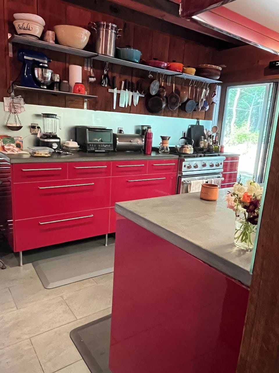 Kitchen is fully stocked