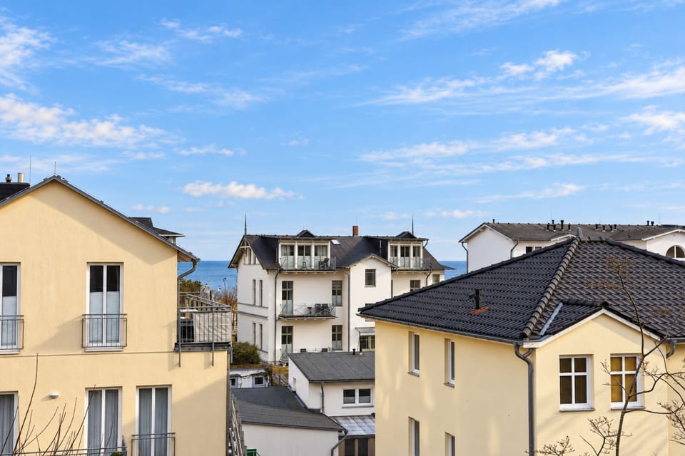 House Ferienidyll 7 - central location with Baltic Sea view Apartment in Heringsdorf