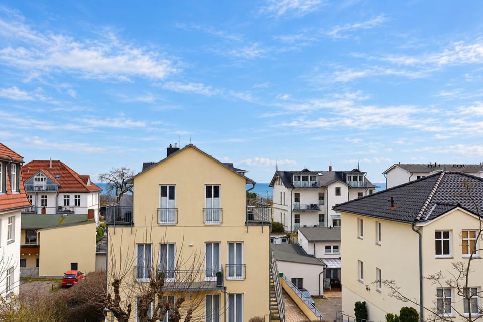 House Ferienidyll 7 - central location with Baltic Sea view Apartment in Heringsdorf
