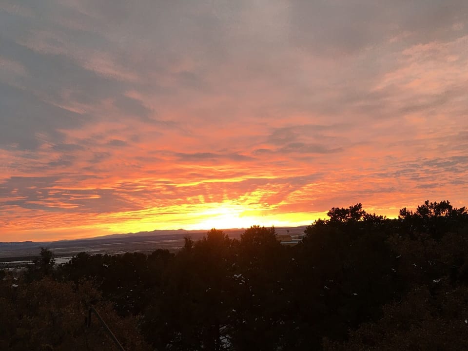 Hacienda Alta - Sunset from the back patio