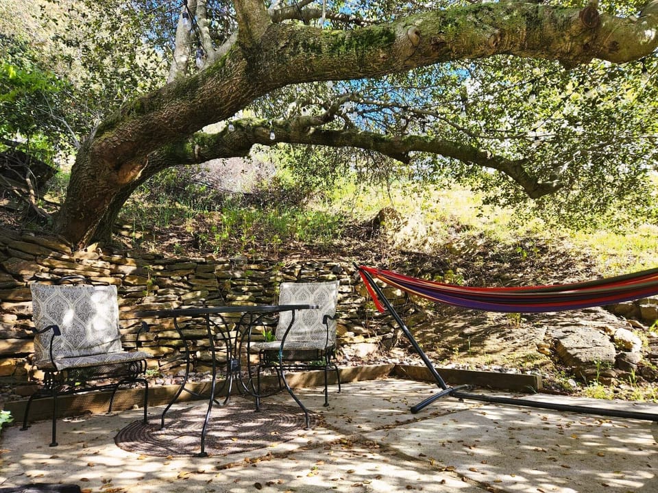 Private patio for room #1