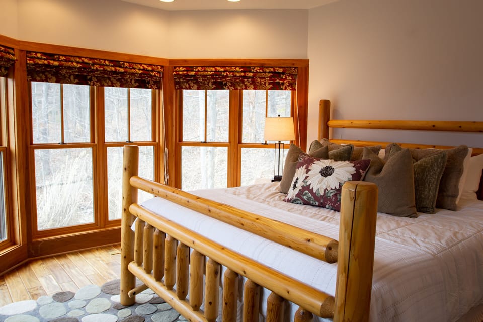 Main bedroom with king bed
