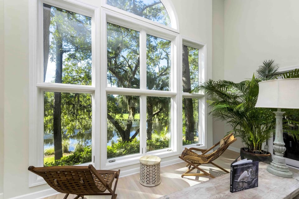 View of Lagoon from Living Area