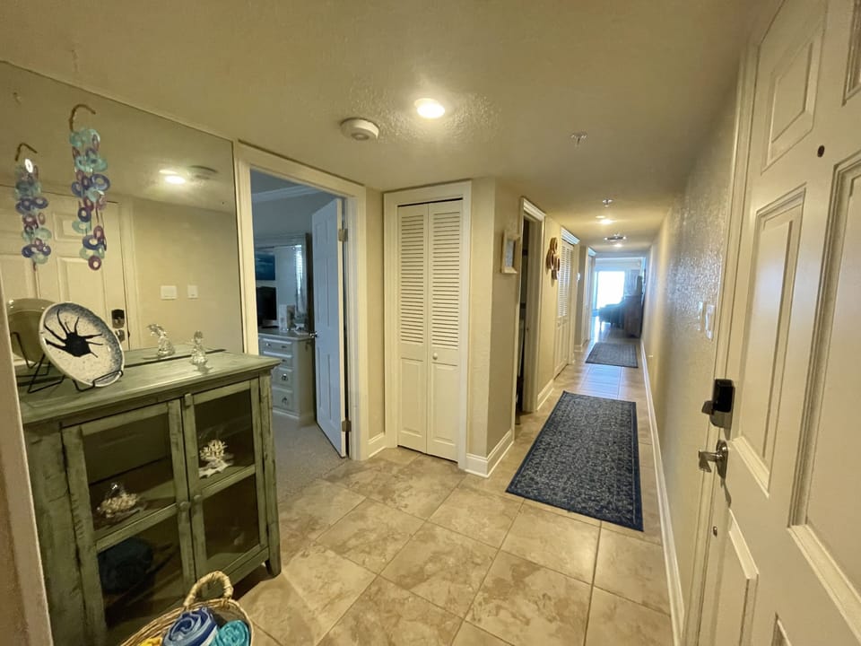 Front entry and hallway