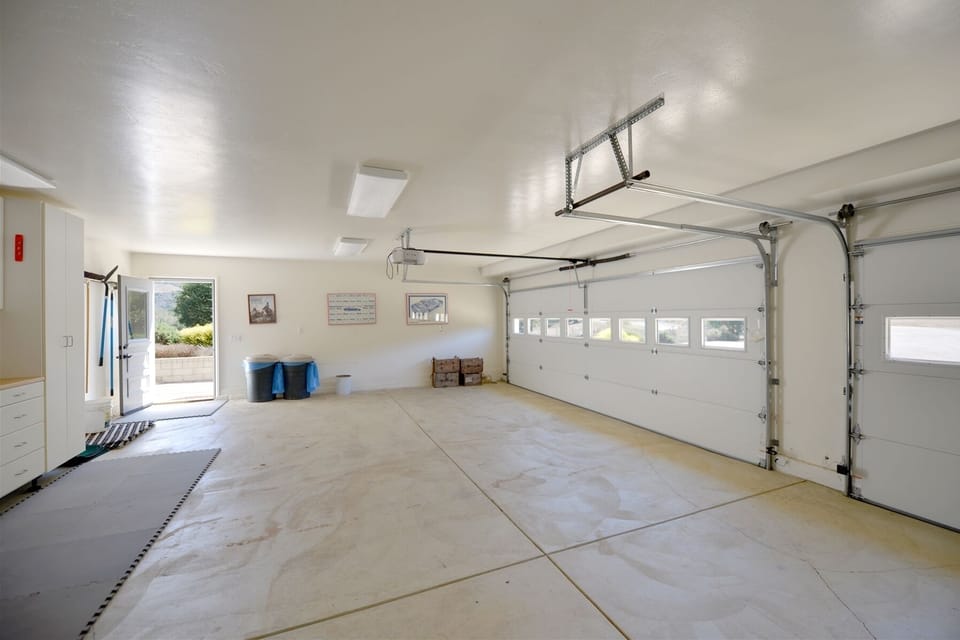 Three car garage for guest use