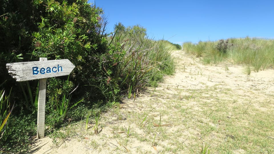 Direct access to Nine Mile Beach on our private track in less than a minute.