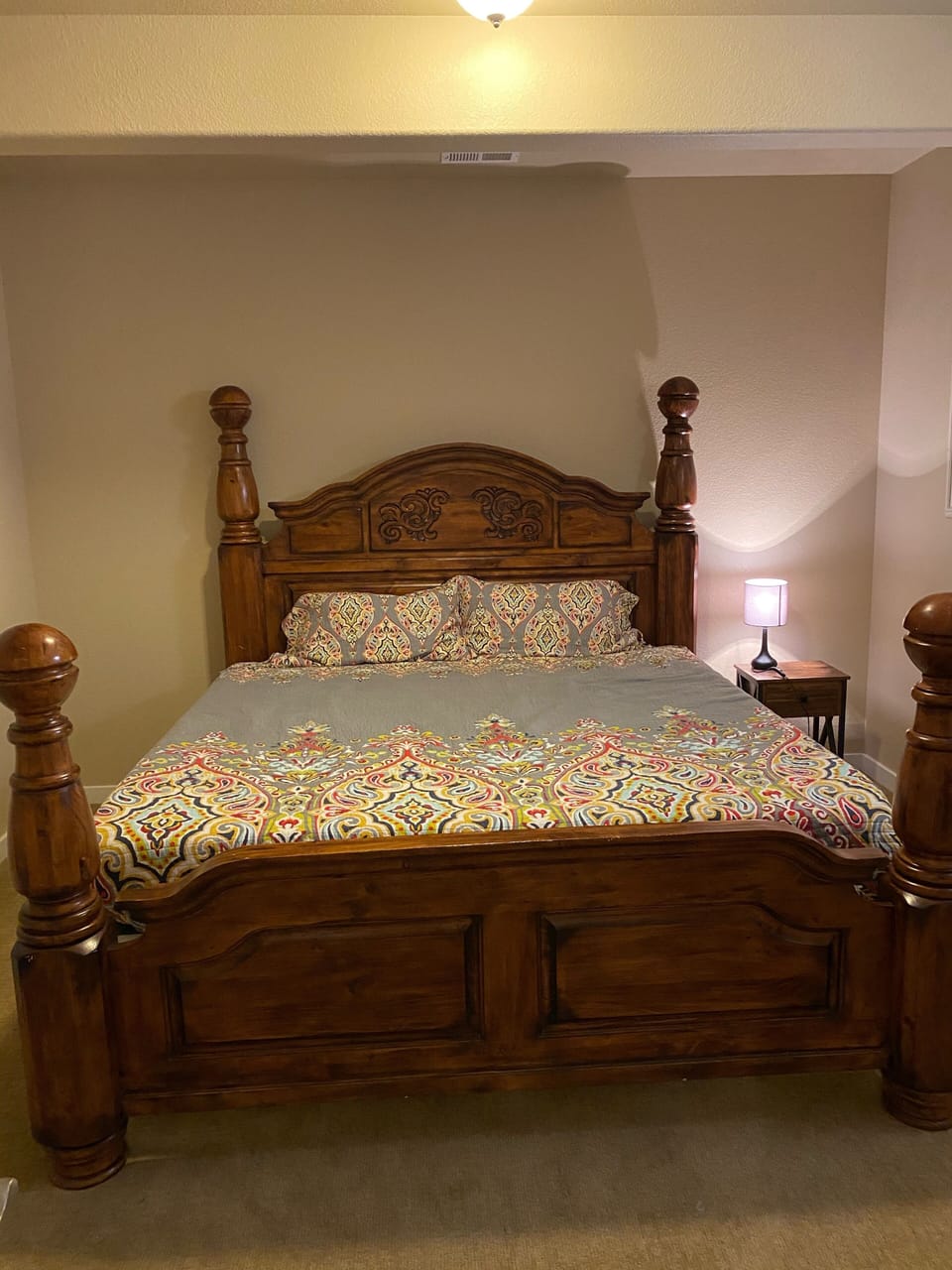 Bedroom #2, king bed, on lower level 