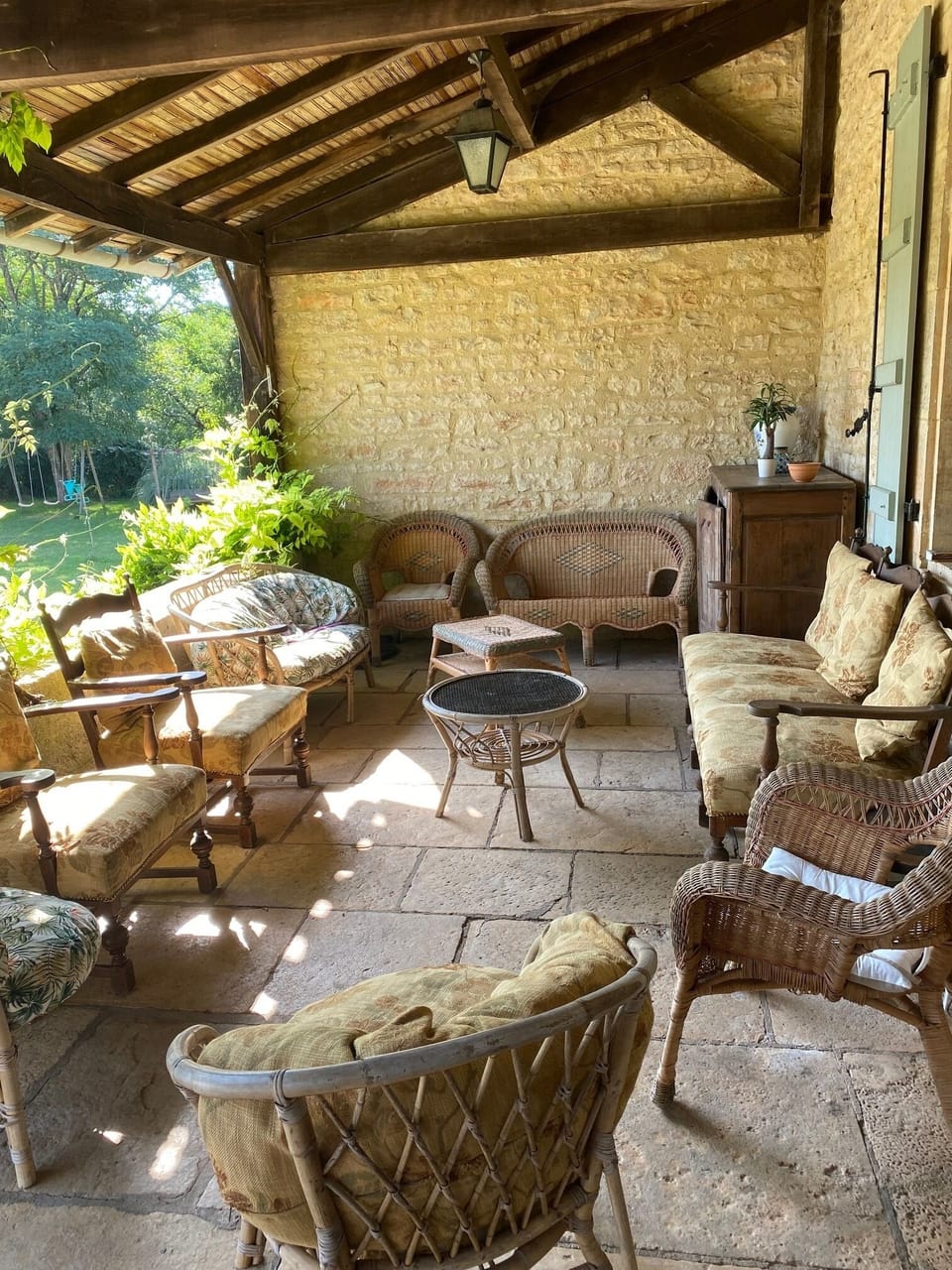 aperitif area on the terrace