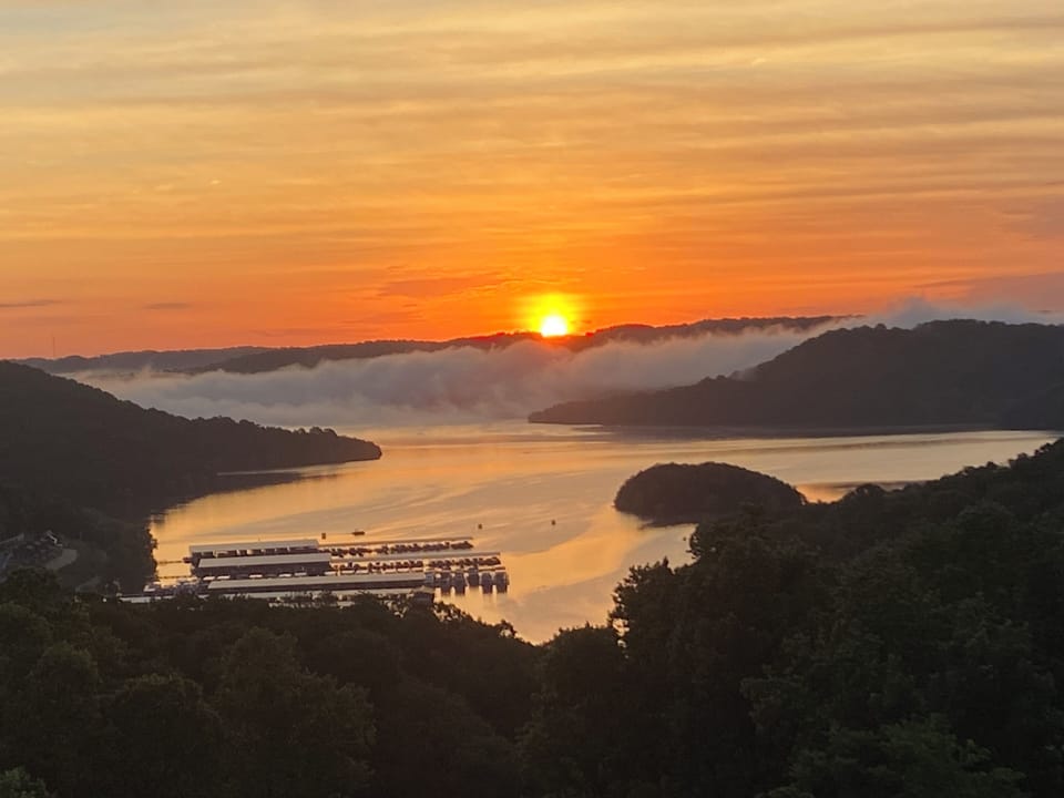 Sunrise from front porch 