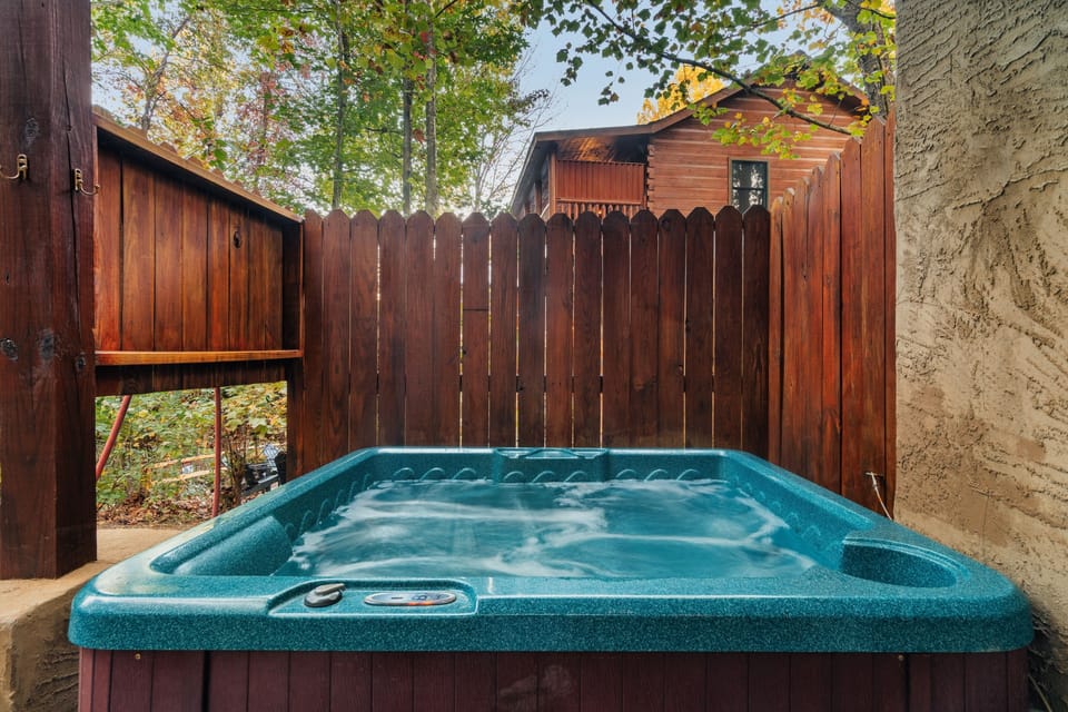 Let the hot tub melt your stress away!