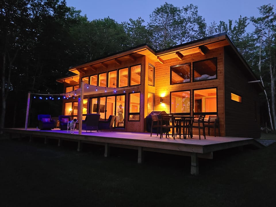 New sun shade with outside lighting!