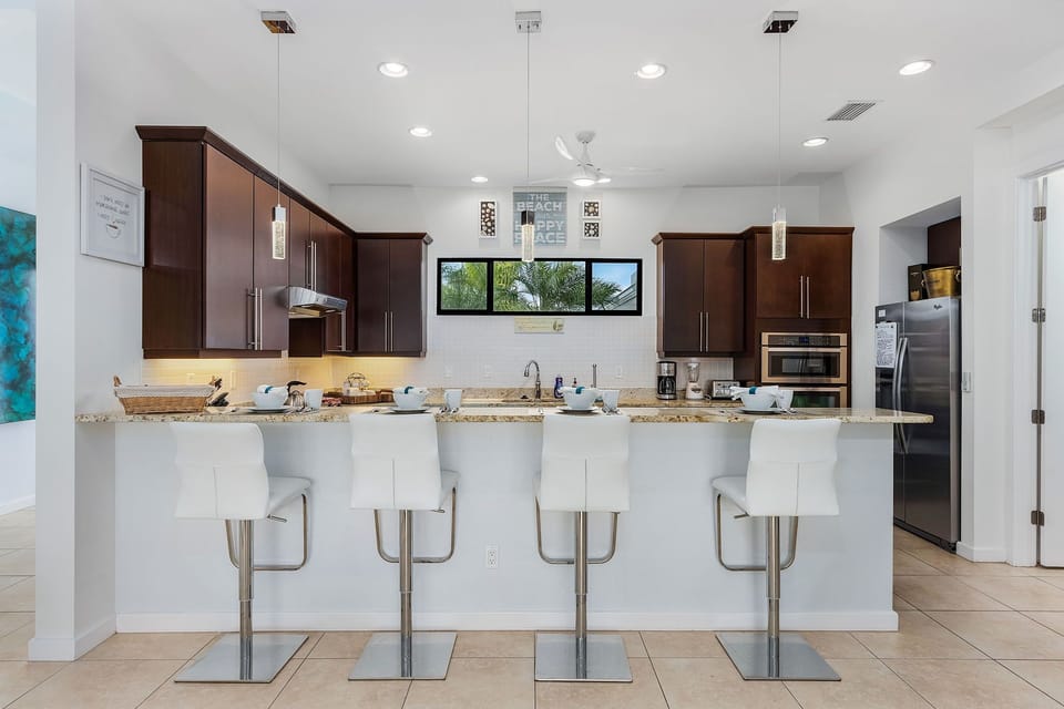 The breakfast bar is a great place to grab a quick snack