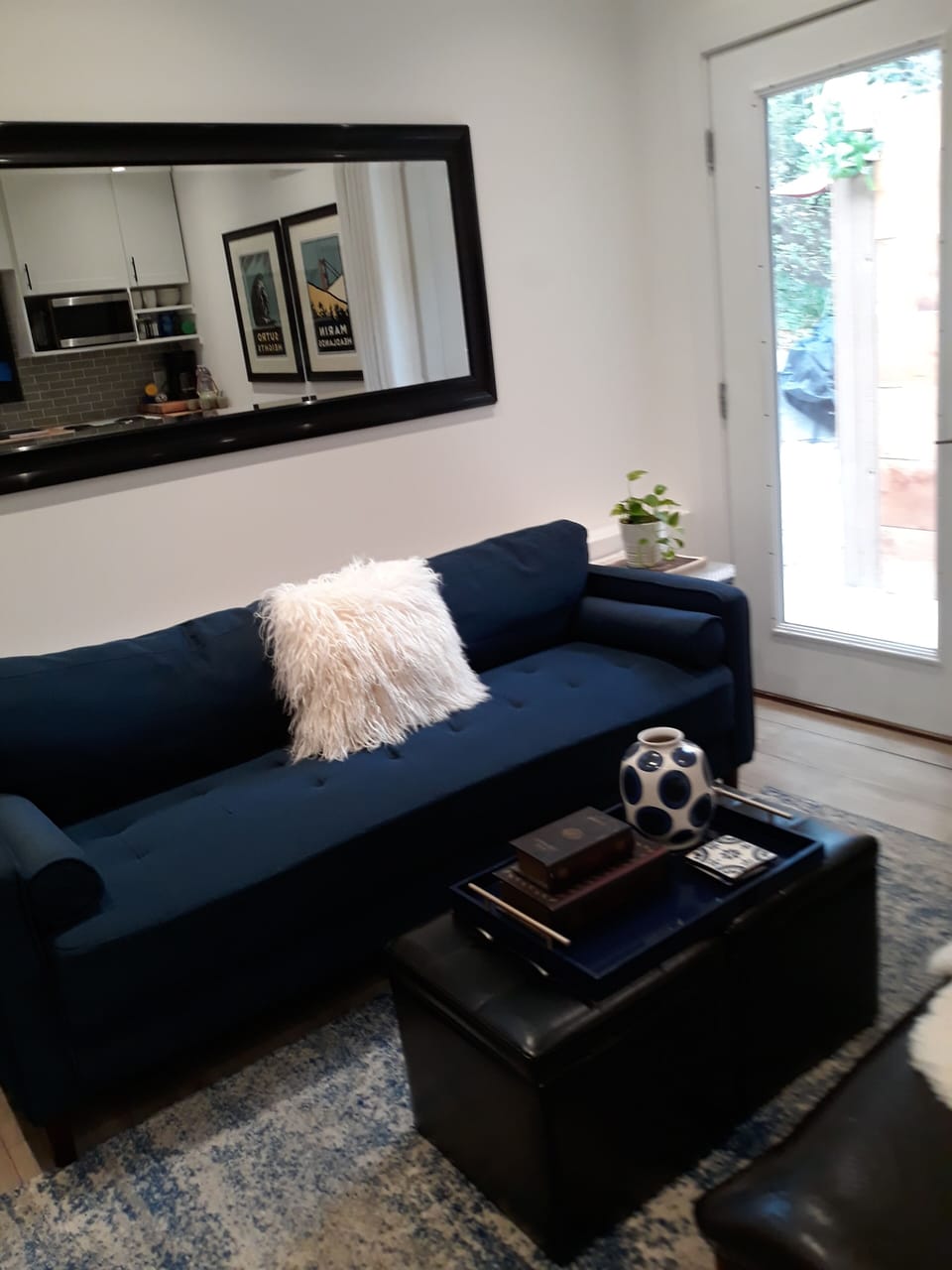 Front door as shown from living room