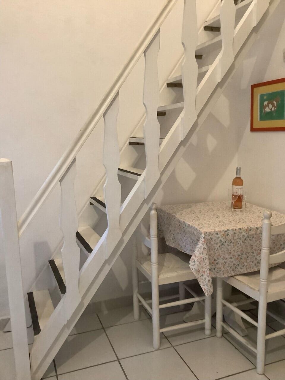 Stairs to mezzanine bedroom