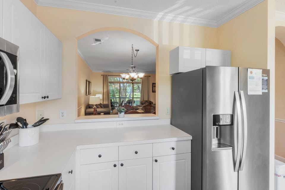 View of Condo from Kitchen