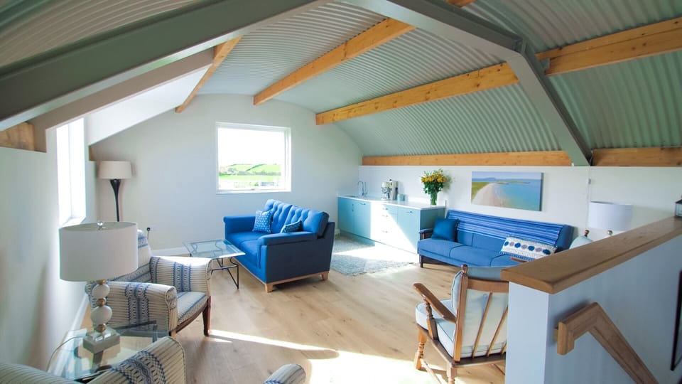 A modern mezzanine to sit back, relax and enjoy the views of Sligo Bay