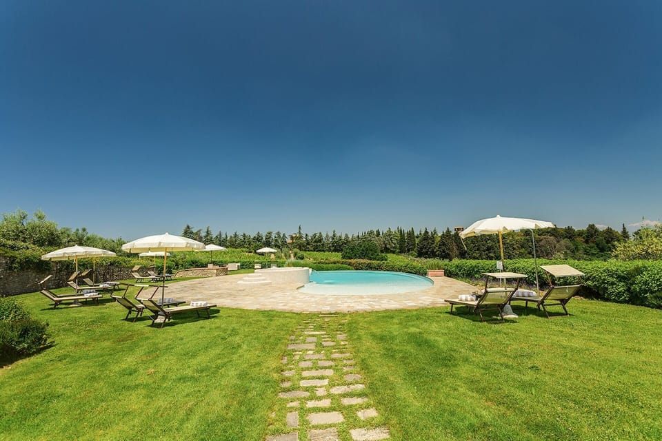 Plant, Sky, Water, Property, Tree, Azure, Natural Landscape, Swimming Pool, Land Lot, Outdoor Furniture