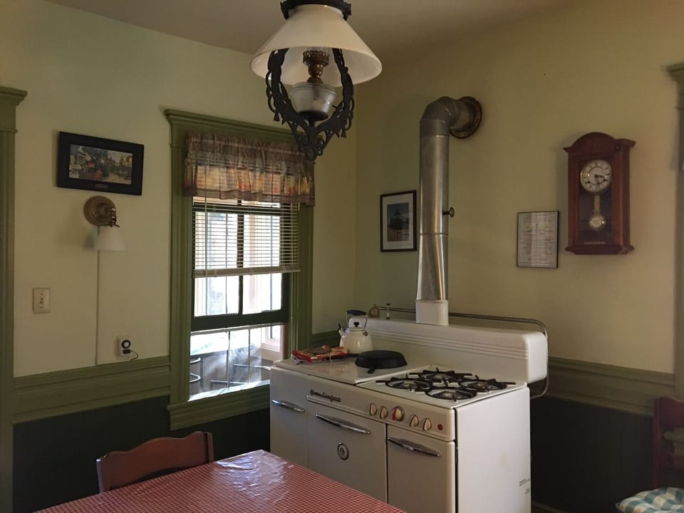 Kitchen with Vintage 1950s Era Home Comfort Gas Range