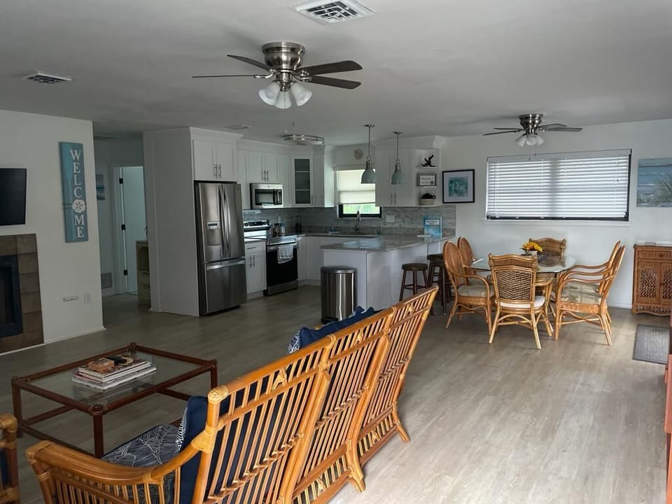 Open concept at La Boca Beach House