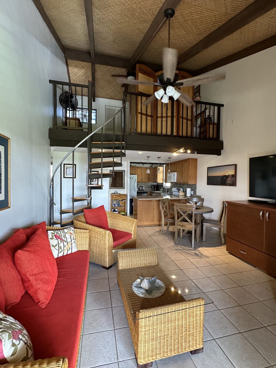 View looking in from the lanai