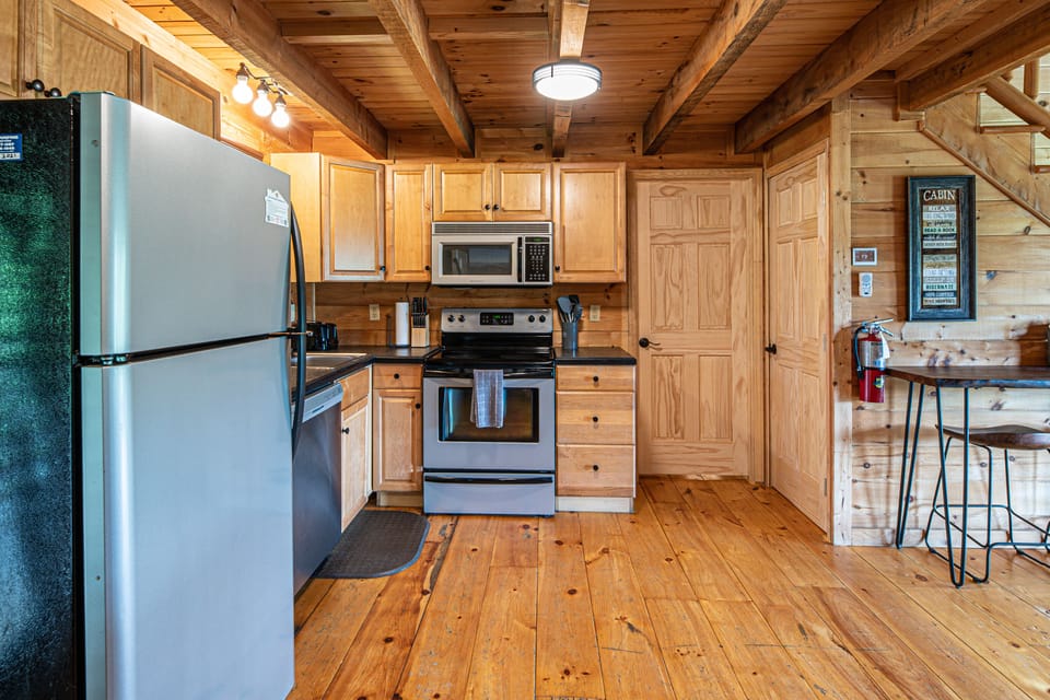Open kitchen with all the essentials