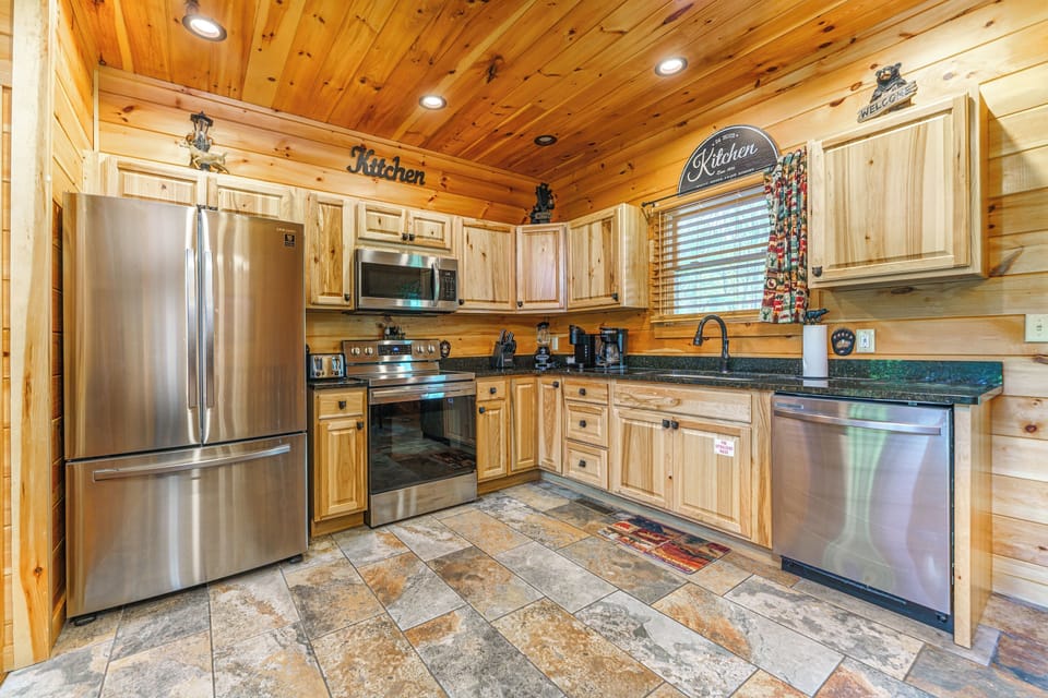 French Door Refrigerator with Stainless Steel Appliances