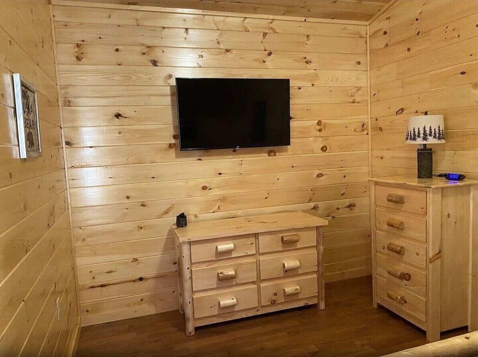 50" TV with Dresser and Chest Draw for your Clothes