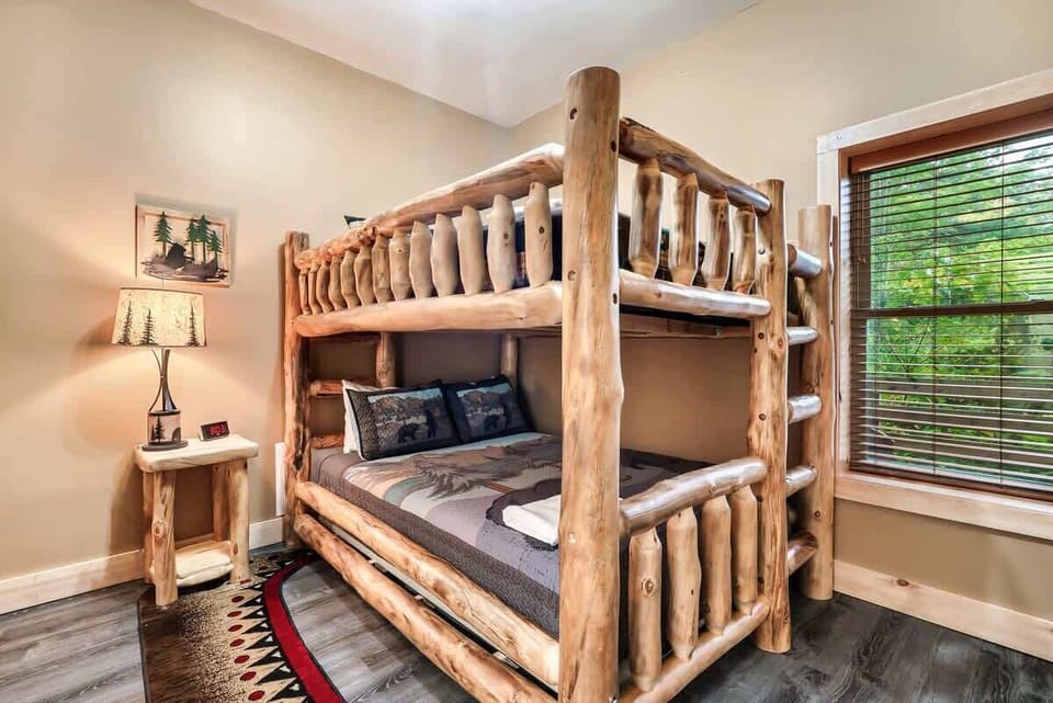Queen over queen bunk beds
