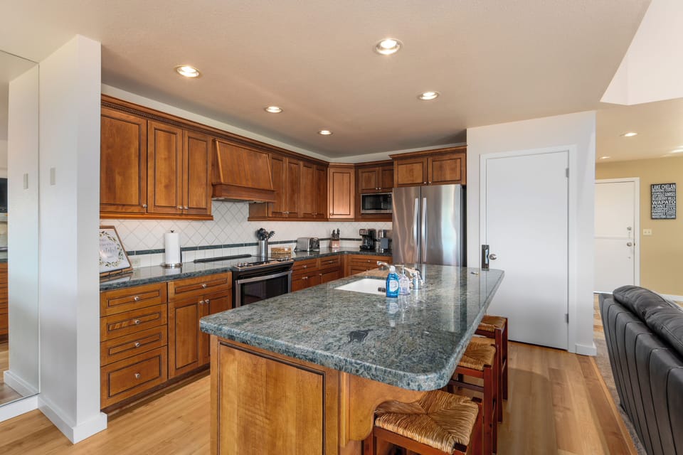 Fully Equipped Kitchen to meet all your cooking needs