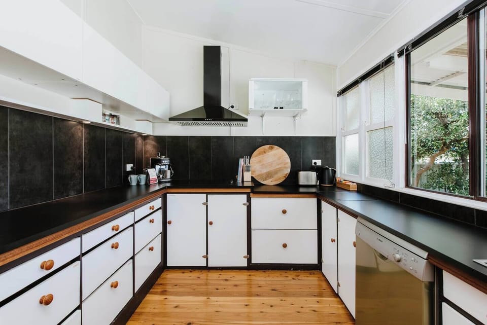 Fully-equipped, guests will have access to a full-sized fridge, microwave, stove, oven, coffee maker and dishwasher for easy clean up.
