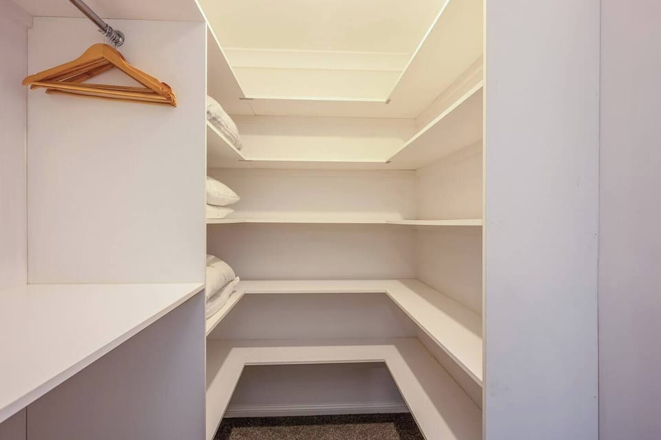 A spacious walk-in robe off the master offers ample room for your luggage and other belongings.