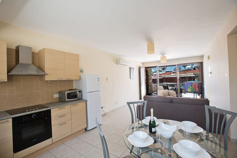 Modern kitchen fully equipped with all appliances