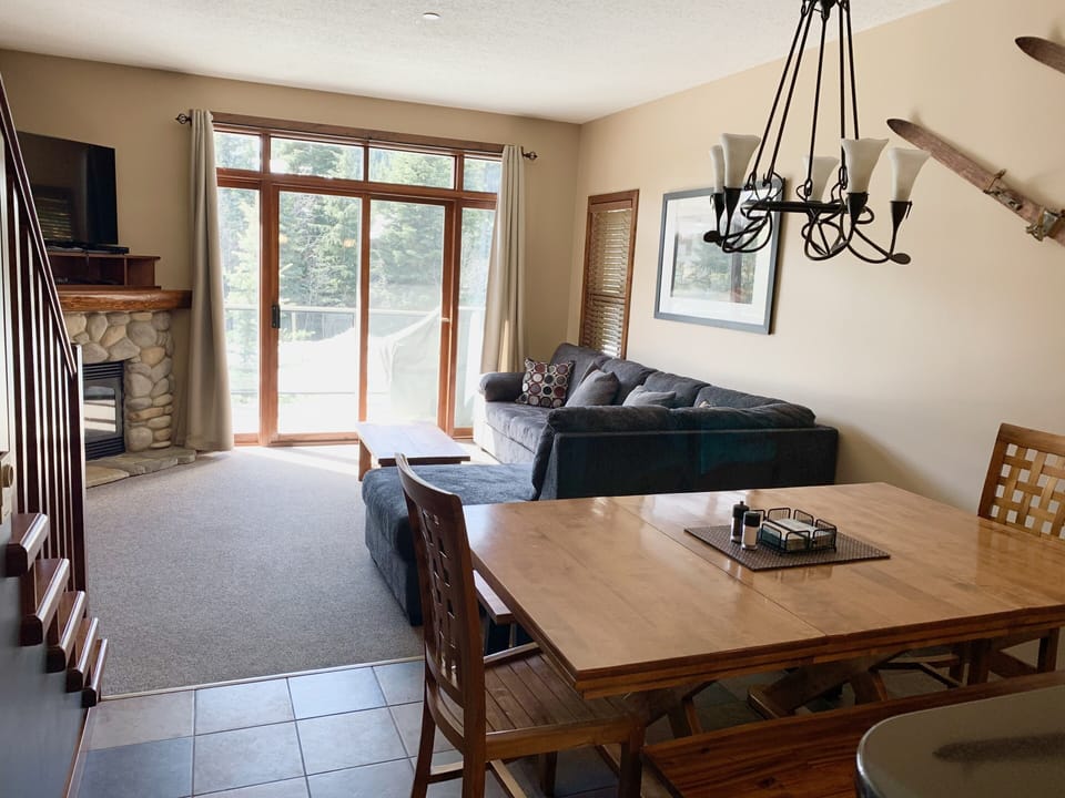 Dining room open to the living room