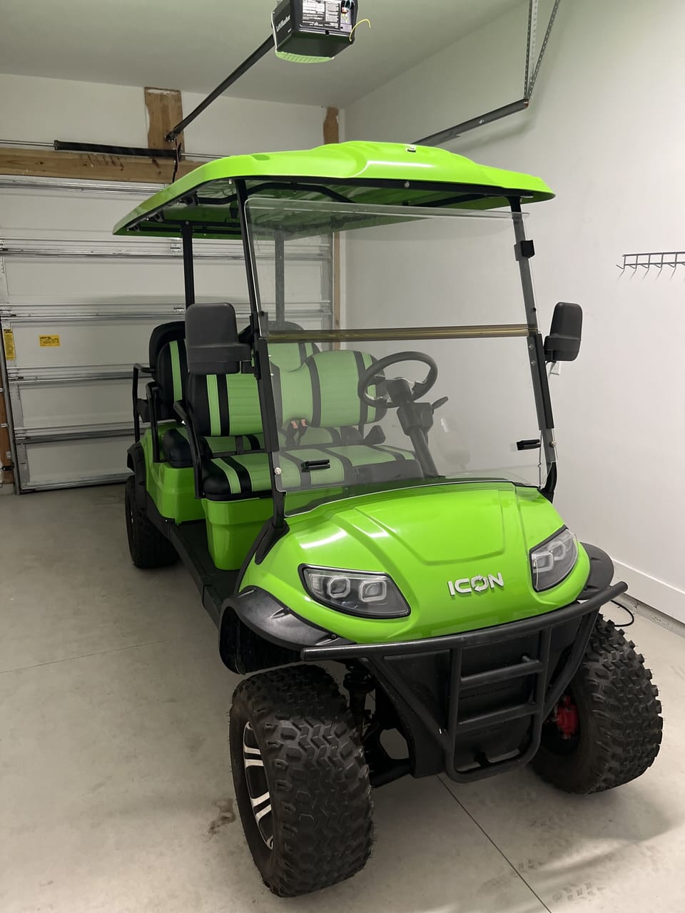 Garage and golf cart*